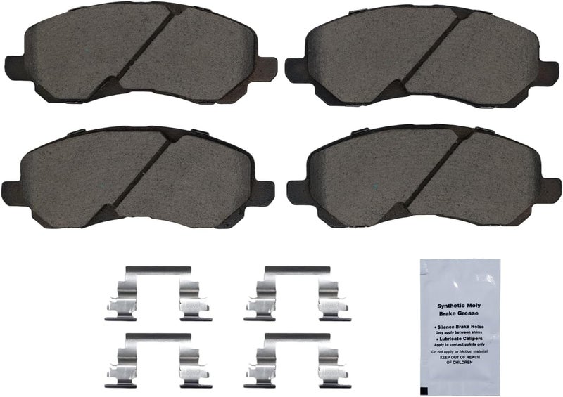 HUSCH D866 Front Ceramic Brake Pads Kit Fit For Chrysler 200 2011-2014, For CIRRUS 2007-2010, For Dodge avgener 2008-2014, For CALIBER 2007-2012, For STRATUS 2001-2005, For Jeep compass 2007-2017 - Image 2